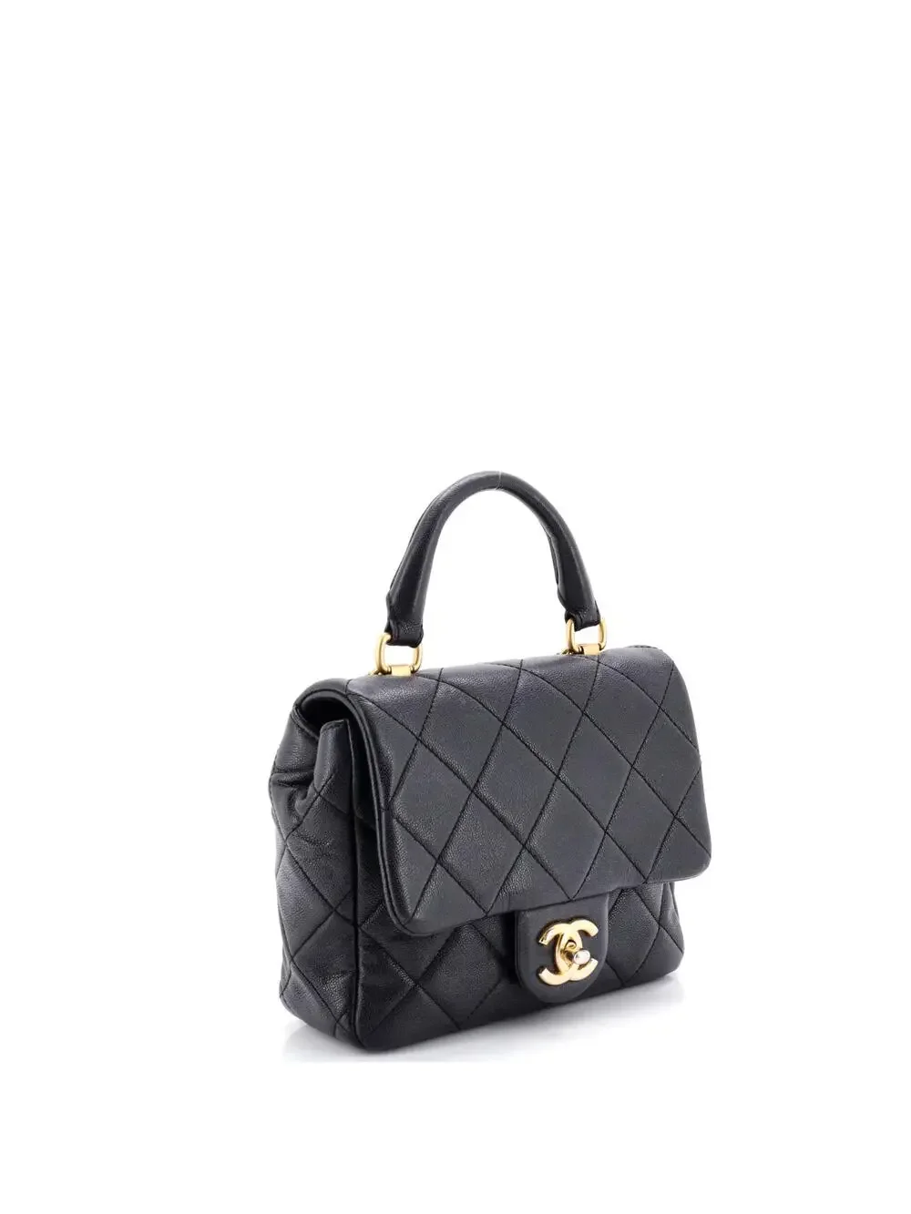 Chanel Square Top Handle Flap Bag #227674C48B
